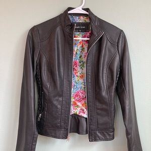 Black Rivet Leather Jacket
